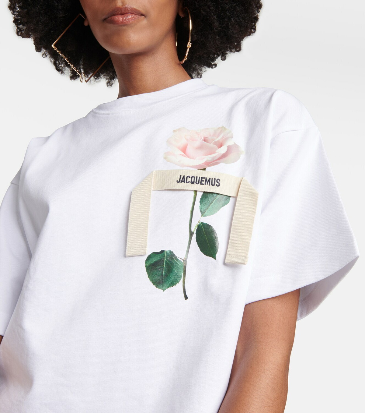 Jacquemus Floral cotton T-shirt Jacquemus