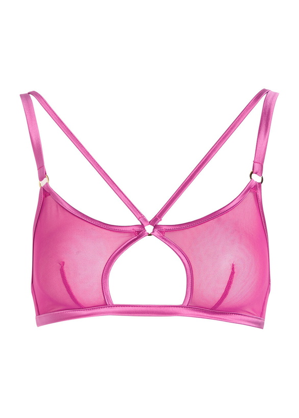 Photo: Fleur OF England Lola Mesh Bralette Pink