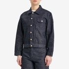Dubbleware Men's Nimes Selvedge Denim Jacket in Rainbow