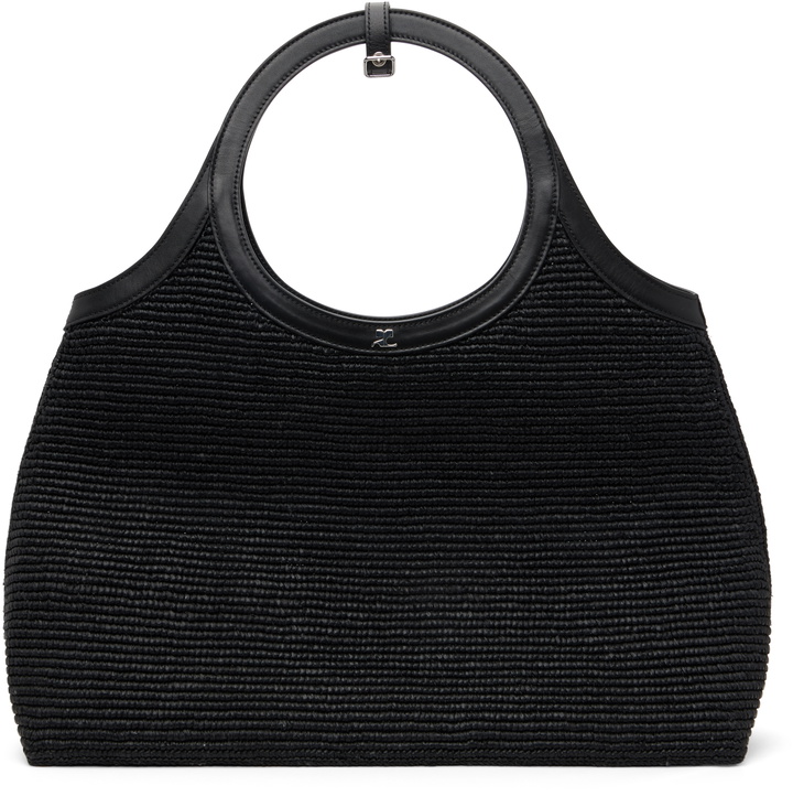 Photo: Courrèges Black Raphia Holy Day Tote