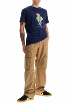 POLO RALPH LAUREN classic fit t-shirt with polo bear print Blue