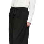 Fumito Ganryu Black Wide Relaxed Lounge Pants