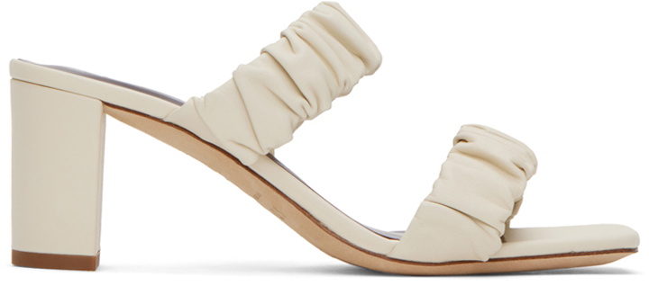 Photo: Staud Off-White Frankie Heeled Sandals