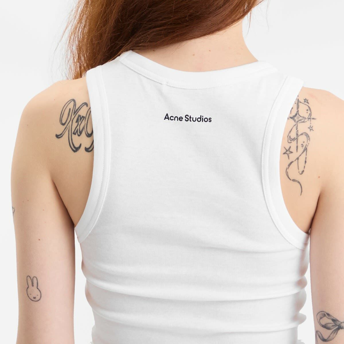 Acne Studios Women's Sleeveless T-Shirt in Optic White