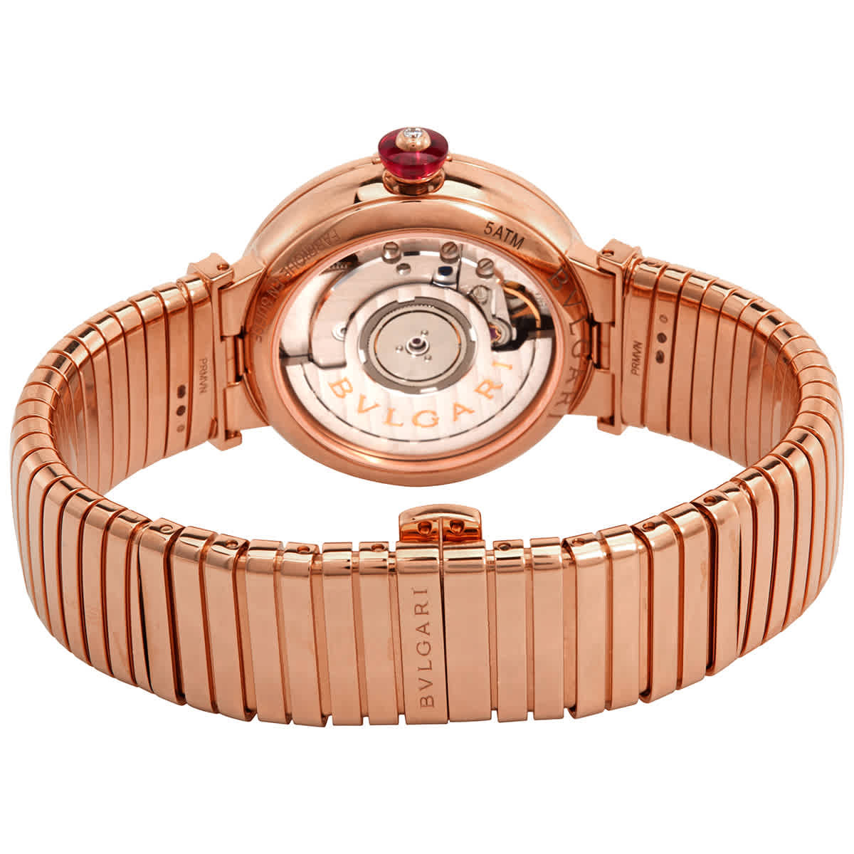 Bvlgari Serpenti Tubogas 18kt Rose Gold Diamond Ladies Watch 103034