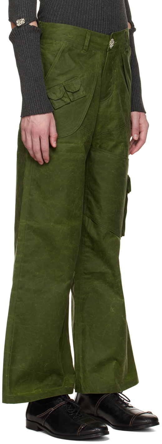 Solitude Studios SSENSE Exclusive Green Habitual Cargo Pants