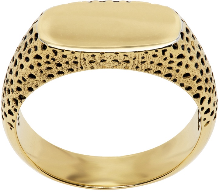 Photo: MAPLE Gold Nugget Slim Ring