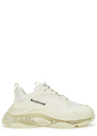 Balenciaga Triple S Off-white Panelled Sneakers