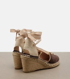 Valentino Garavani VLogo suede espadrille wedges