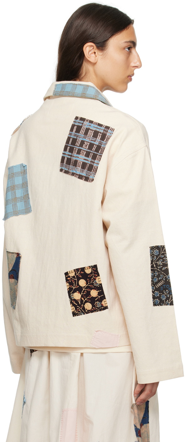 Story mfg. Off-White Short On Time Jacket