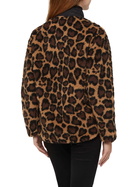 MC2 Saint Barth Teddy-fleece Jacket Keystone With Leopard Print
