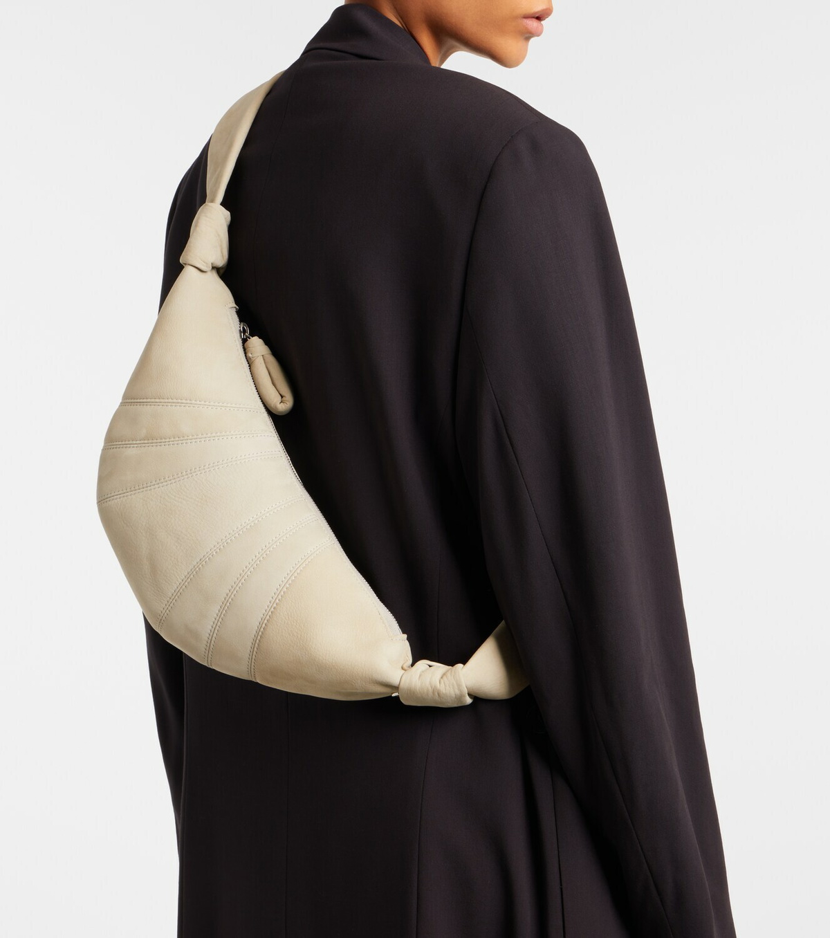 Lemaire Croissant Small leather shoulder bag