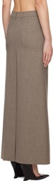 Beaufille Brown Minter Maxi Skirt