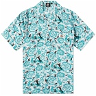 Dickies Men's Roseburg Vacation Shirt in Blue Floral