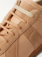 MAISON MARGIELA - Replica Leather and Suede Sneakers - Neutrals