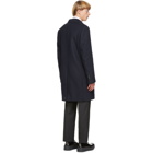 Acne Studios Navy Wool Coat