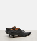 Calvin Klein Collection Jodi leather ankle boots