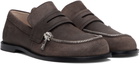 JW Anderson Brown Biker Loafers