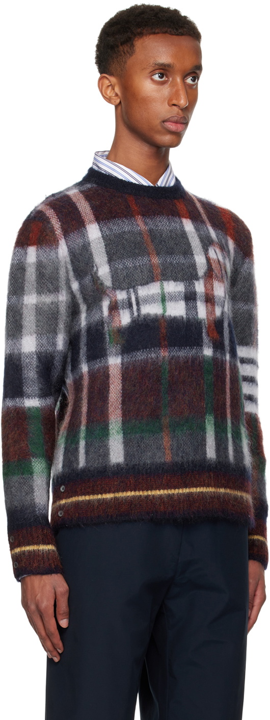 Thom Browne Multicolor Hector 4-Bar Sweater Thom Browne