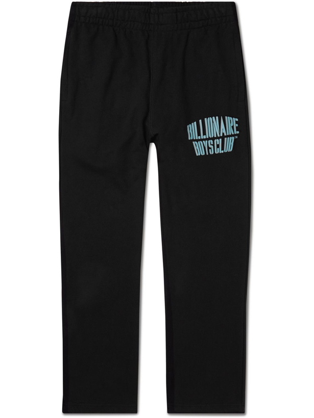 Photo: Billionaire Boys Club - Straight-Leg Logo-Print Cotton-Jersey Sweatpants - Black