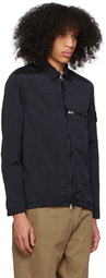 Stone Island Black Crinkled Jacket