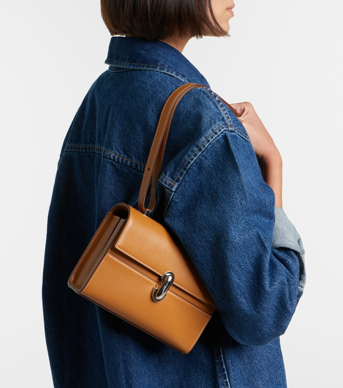 Savette Symmetry 19 leather shoulder bag