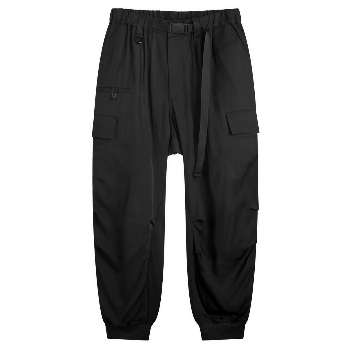 Y-3 Men's Quilted Pants in Black Y-3