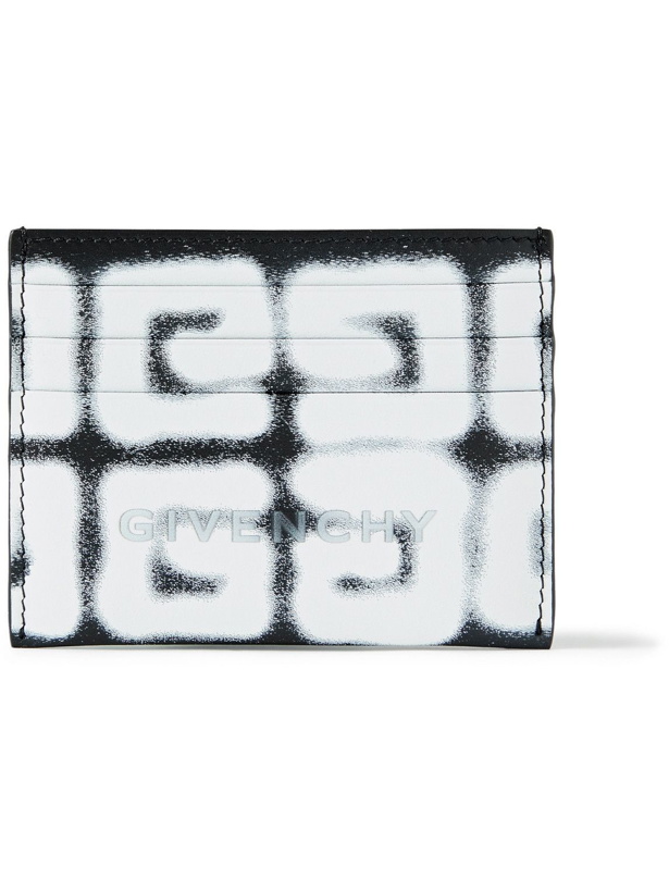 Photo: Givenchy - Logo-Print Leather Cardholder