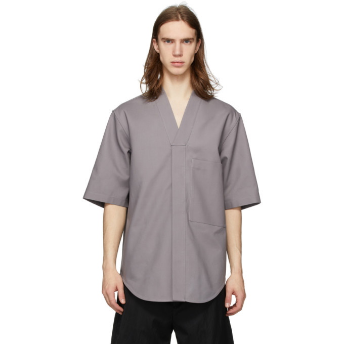 Jil Sander Grey Abbott Short Sleeve Shirt