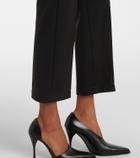 Agnona Jersey cropped slim pants