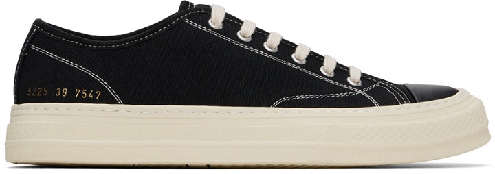 Photo: Common Projects Black Tournament Sneakers