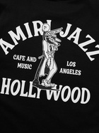AMIRI - Jazz Wolf Logo-Print Cotton-Jersey T-Shirt - Black