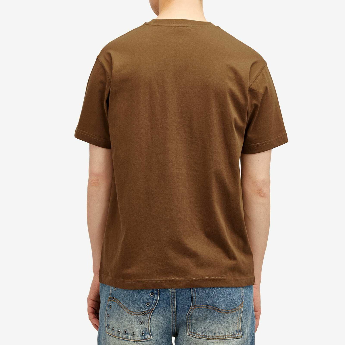 Dime Men's Cursive Power T-Shirt in Dark Brown Dime