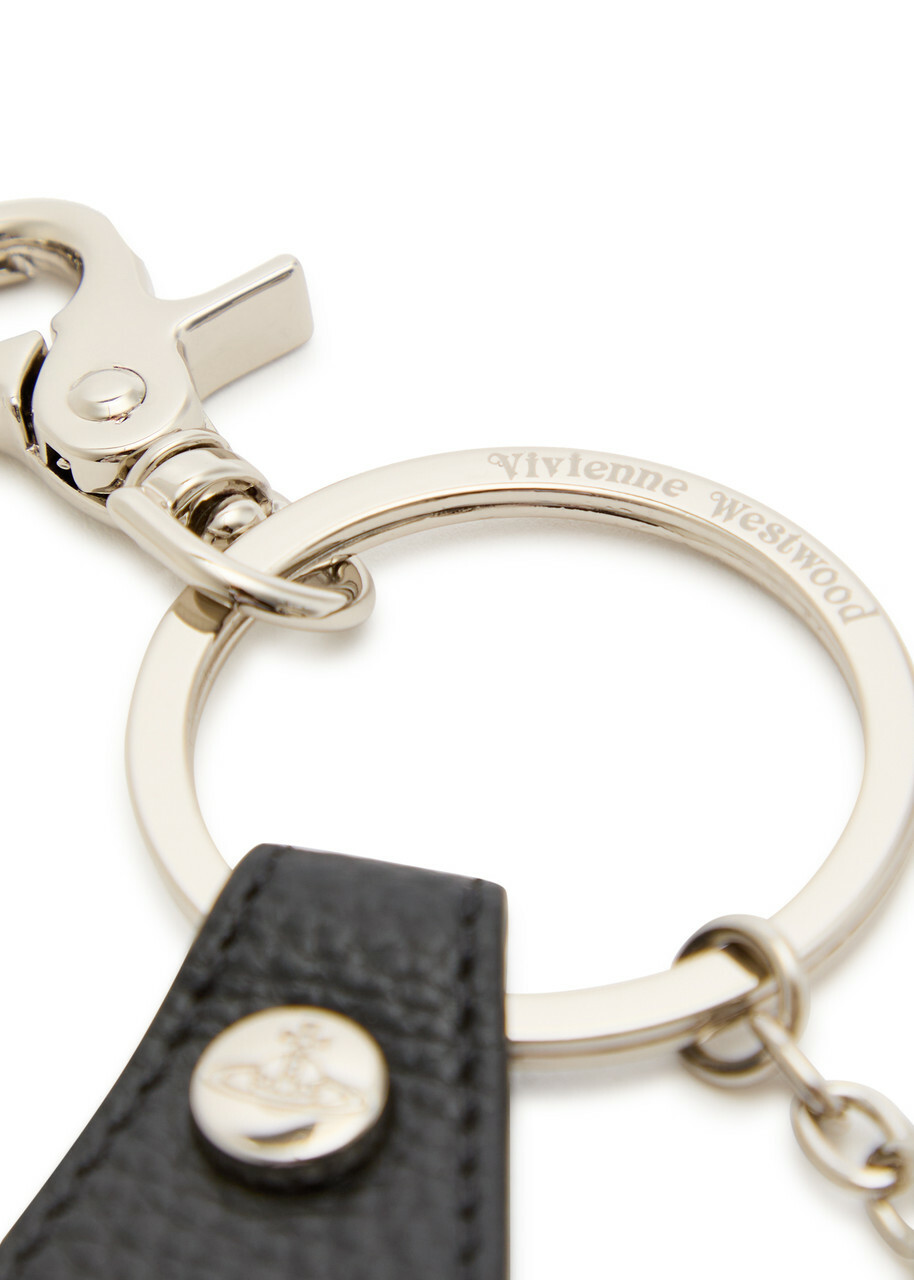 Vivienne Westwood 3D Orb Silver Keyring - One Size Vivienne