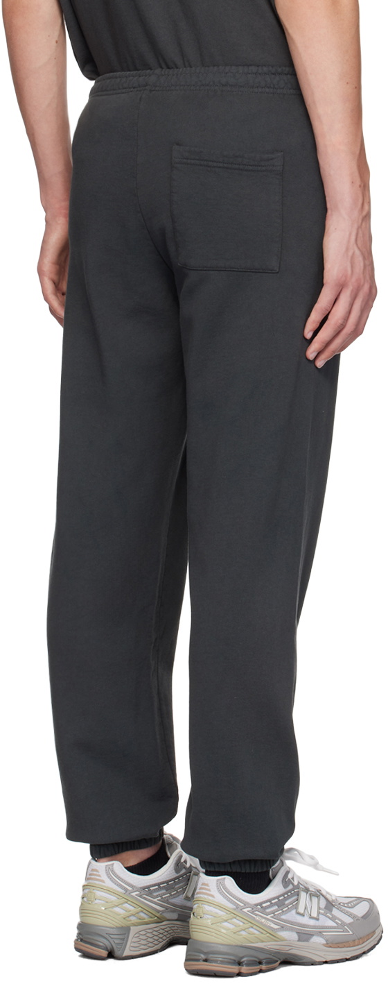 Sporty & Rich Black Varsity Crest Sweatpants