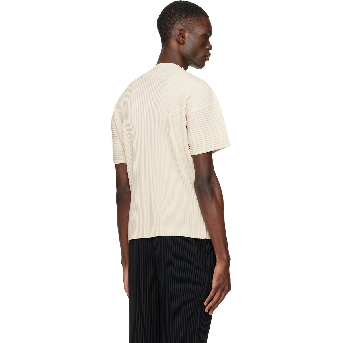 HOMME PLISSÉ ISSEY MIYAKE Beige Monthly Colors March T-shirt