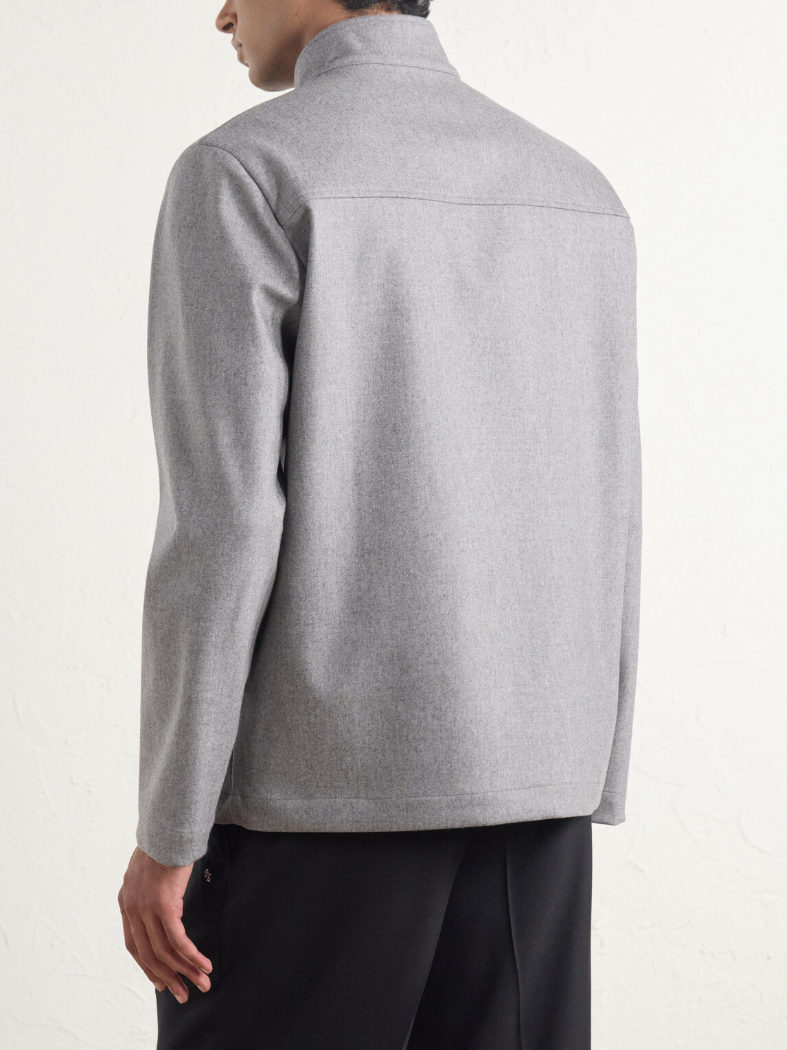 Altea - Pablo Wool-Blend Flannel Blouson Jacket - Gray