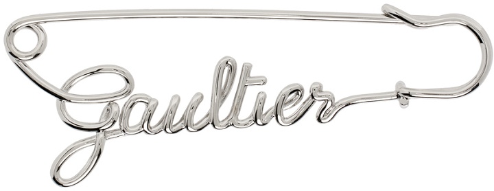 Photo: Jean Paul Gaultier Silver 'The Gaultier' Brooch