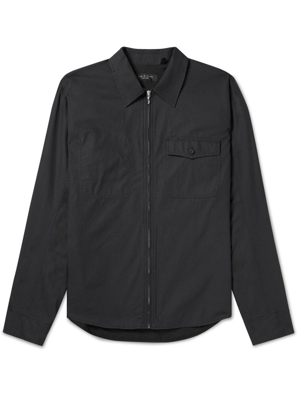 Photo: Rag & Bone - Finn Cotton-Ripstop Overshirt - Black