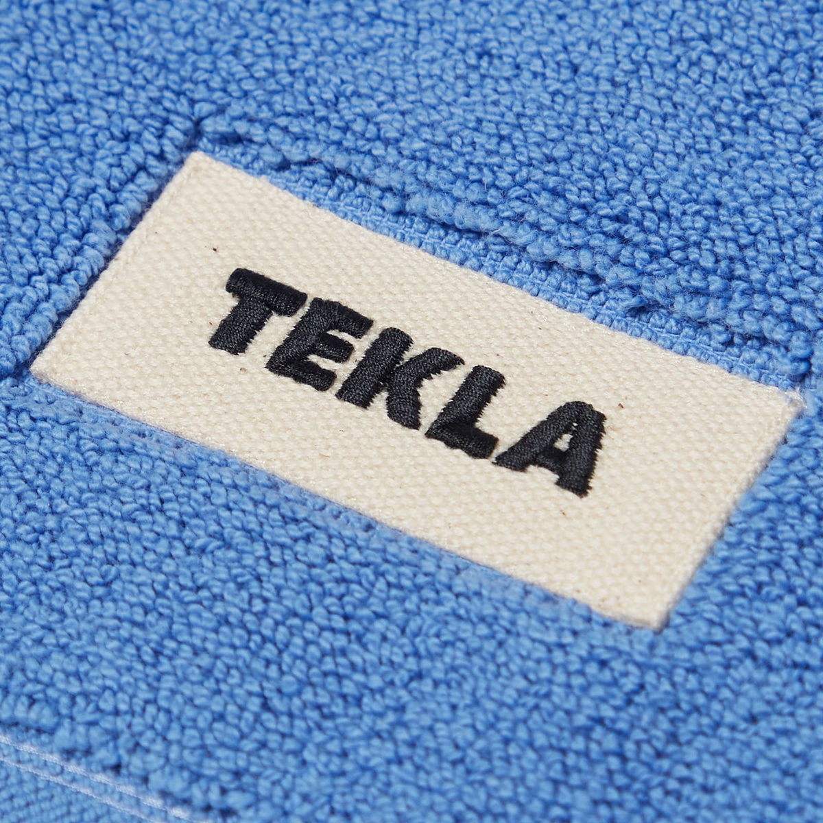 Tekla Fabrics Tekla Organic Terry Bath Mat in Clear Blue