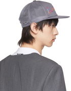 We11done Grey Mesh Logo Embroidery Cap