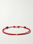 Luis Morais - Gold, Ruby and Cord Bracelet