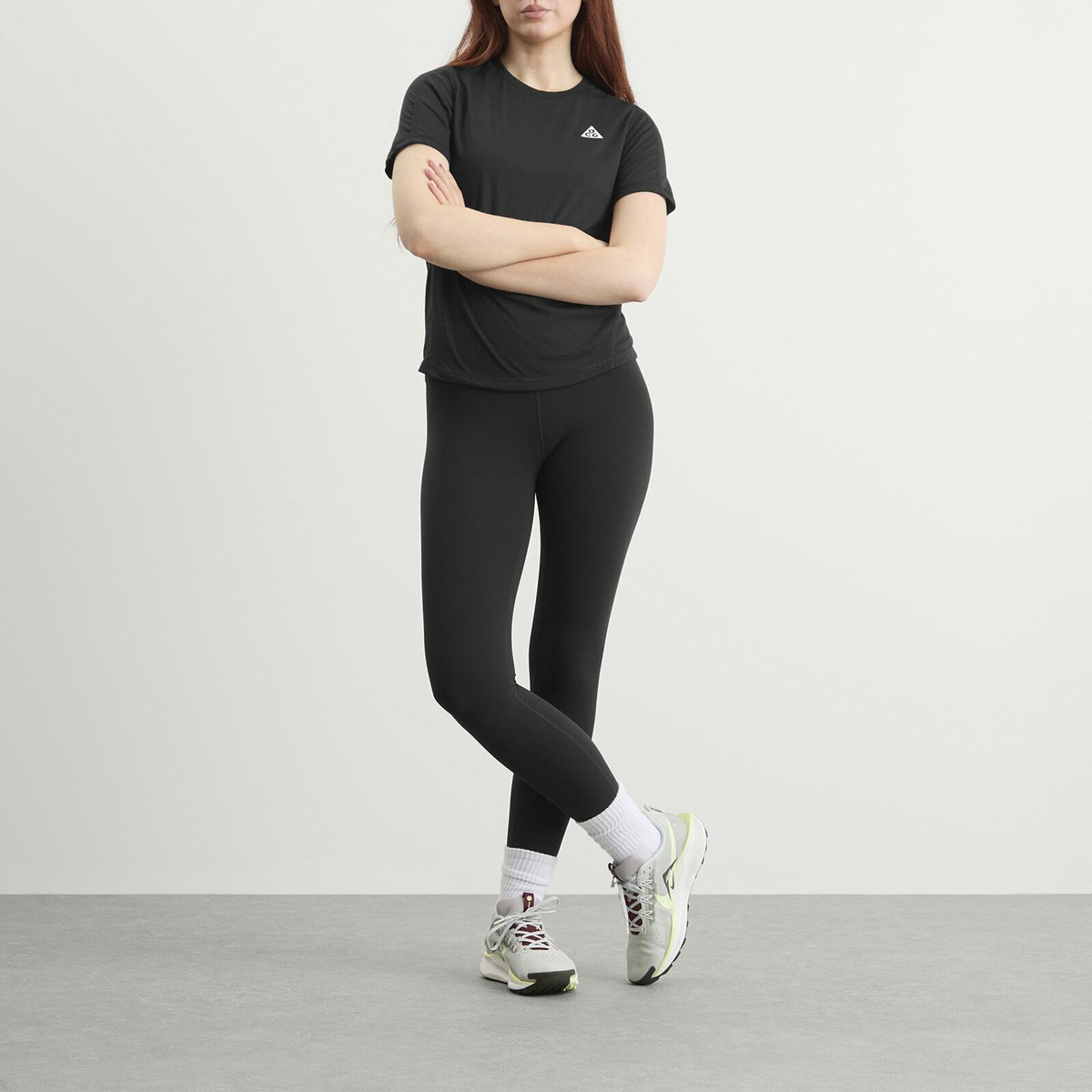 Nike Women's ACG Trail Short Sleeve T-Shirt in Black