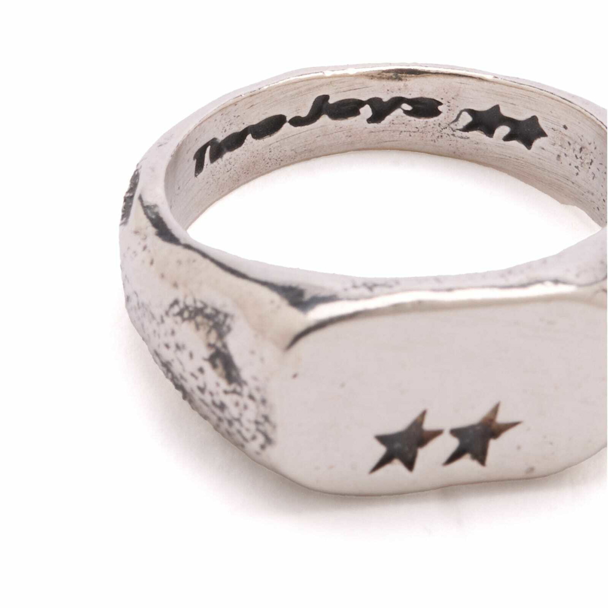 TwoJeys Men's Elongated Ring in Silver