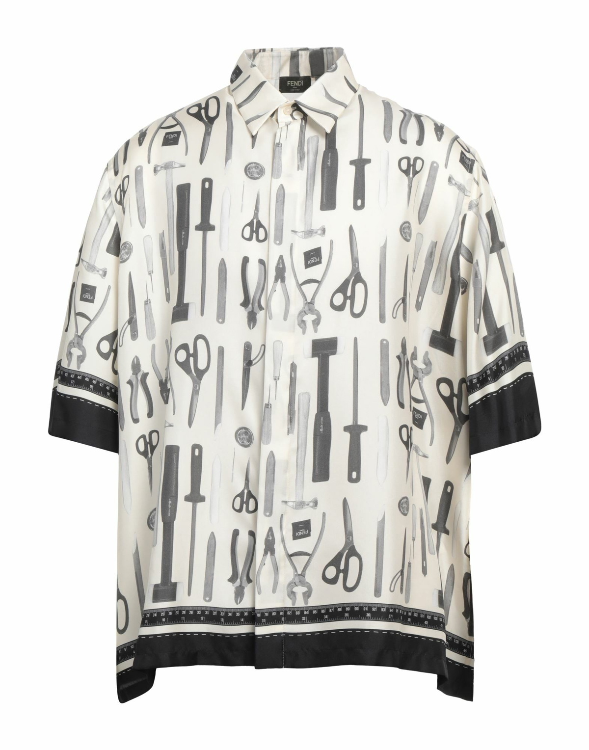Fendi Mens Shirt Ivory