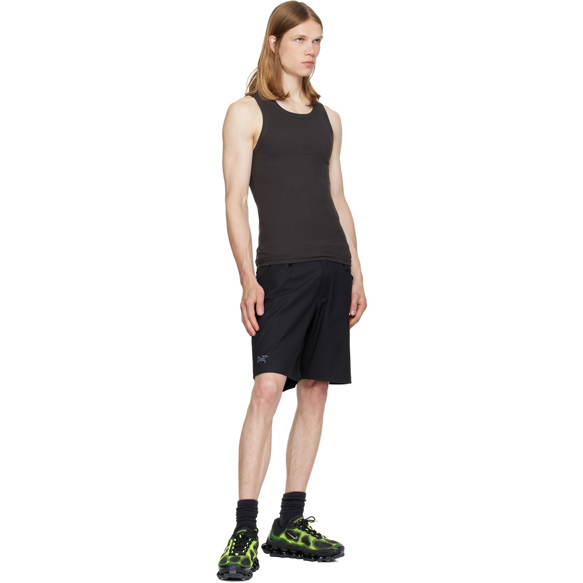 Nike Black & Green Air Liquid Max Sneakers