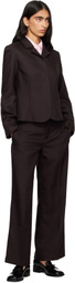 Sandy Liang Brown Garten Blazer