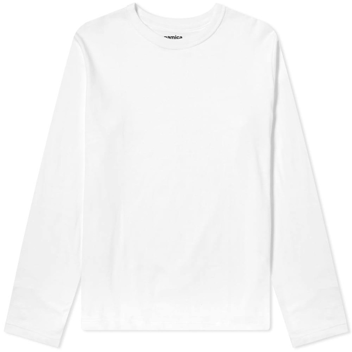 Photo: Nanamica CoolMax Loopwheel Long Sleeve Jersey Tee White