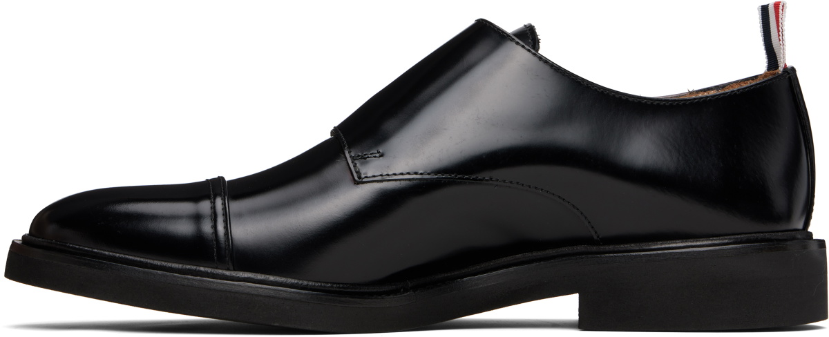 Thom Browne Black Soft Spazzolato Double Monkstraps