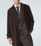 Kiton Leather overcoat
